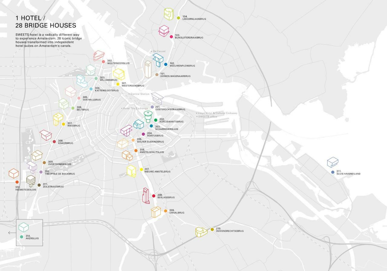 Apartament Sweets - Theophile De Bockbrug Amsterdam Zewnętrze zdjęcie